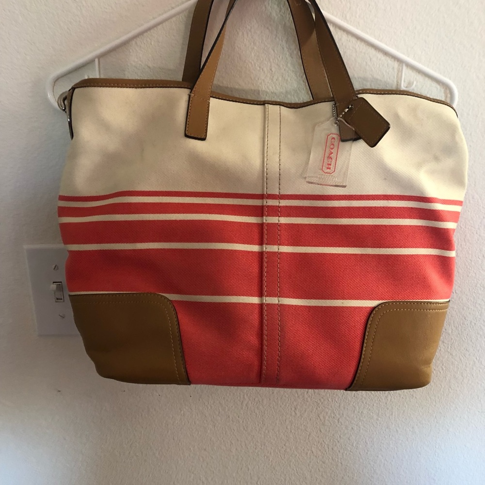 Coach canvas bag